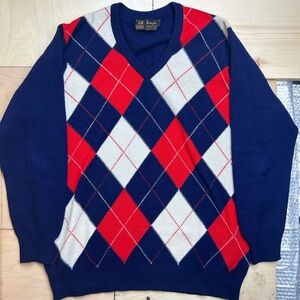 Pringle 100% pure cashmere sweater sz 44” 1950s luxury